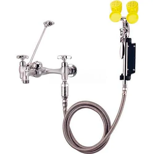 Speakman Eyesaver Service Sink Faucet, SEF-9000, Chrome & Yellow