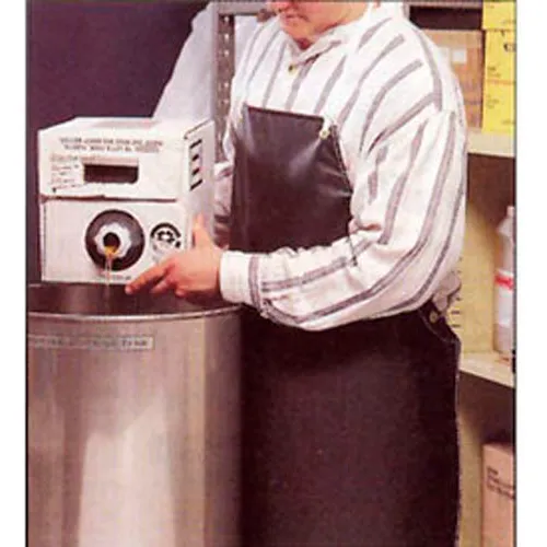 San Jamar 615NBA-BK, Bib Apron, Fire Retardant, Black, 29"x43"