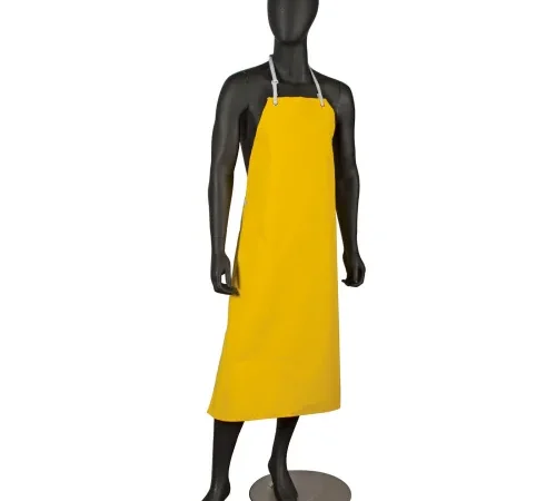 Neo-Flex™ 615NBA-Y, Bib Apron, No Pockets, Fire Retardant, Yellow, 29" x 43"