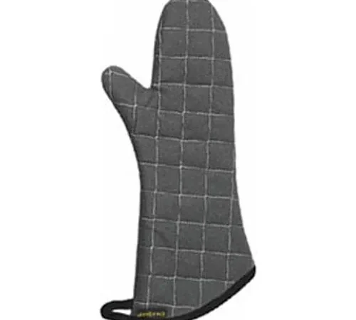 Bestguard Oven Mitt, 17" Long, Elbow Length, Black