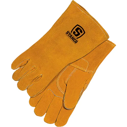 Stanco™ Select Split Cowhide Welding Glove, XL, Deluxe Gold