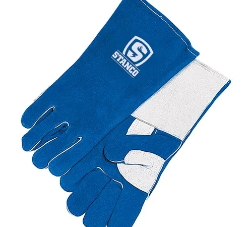 Stanco™ Select Split Cowhide Welding Glove, XL, Ol Blue