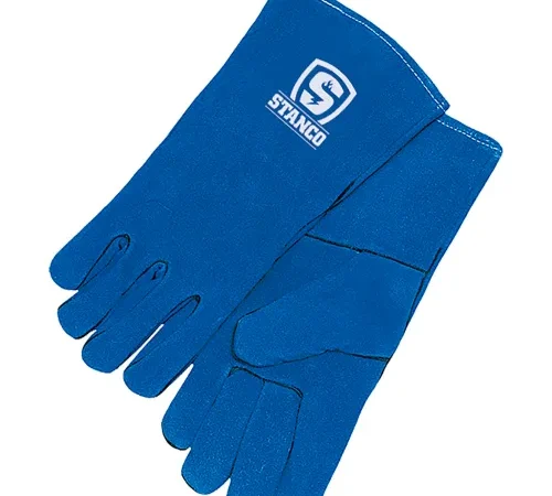 Stanco™ Welding Glove For the Lady Welder, M, Deluxe Blue