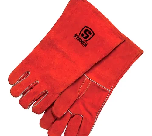 Stanco™ Select Split Cowhide Welding Glove, L, Russet