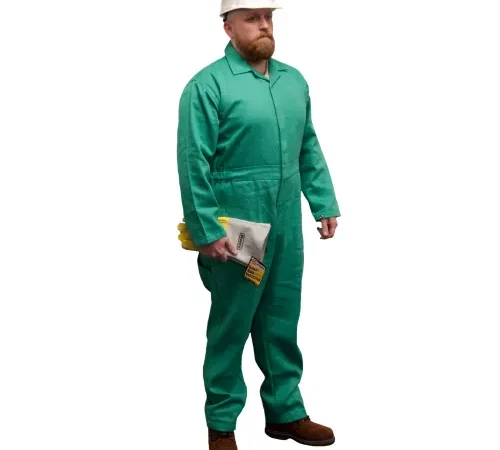Stanco™ Flame Resistant Standard Coverall, S, Green