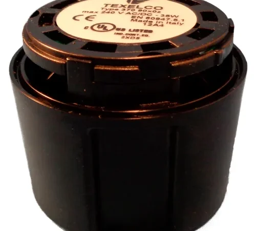 Springer Controls / Texelco LA-90-02 70mm Stack Terminal, Terminal Base - Black