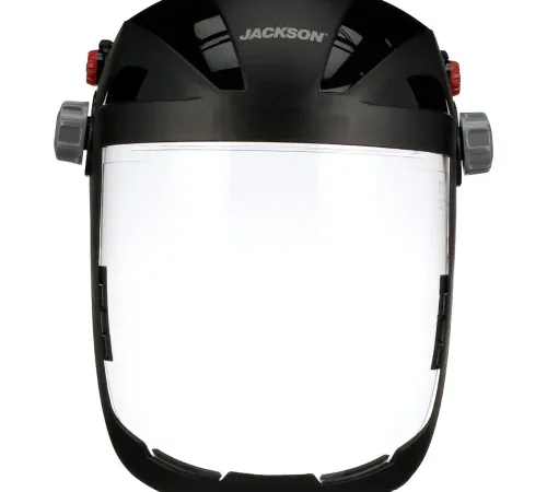 Jackson Safety Universal Adapter Face Shield with Clear Tint, Anti-Fog Coating - QUAD500 Series