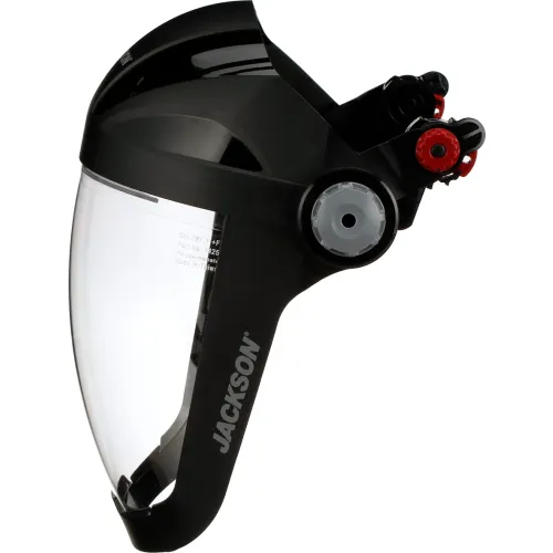 Jackson Safety Universal Adapter Face Shield with Clear Tint, Anti-Fog Coating - QUAD500 Series - Image 3