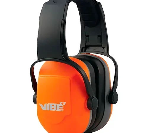 Jackson Safety Adjustable Safety Ear Muffs, Noise Reducing & Dielectric, 23dB NRR, Orange