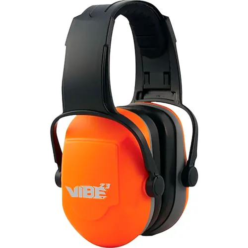 Jackson Safety Adjustable Safety Ear Muffs, Noise Reducing & Dielectric, 23dB NRR, Orange