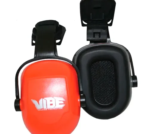 Jackson Safety Cap-Mounted Safety Ear Muffs, Noise Reducing & Dielectric, 22dB NRR, Orange