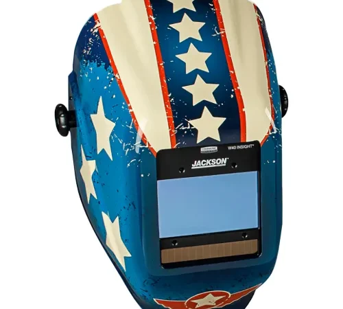Jackson Safety Insight Variable ADF Welding Helmet, Shade 9-13, Stars & Scars - HLX-100 Series