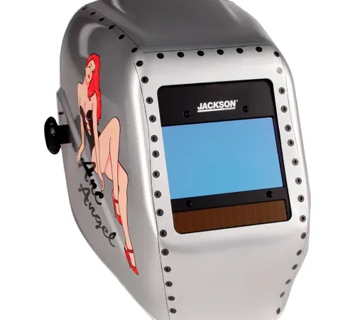 Jackson Safety Insight Variable ADF Welding Helmet, Shade 9-13, Arc Angel Graphic - HLX-100 Series