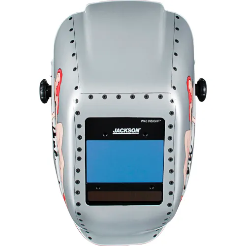 Jackson Safety Insight Variable ADF Welding Helmet, Shade 9-13, Arc Angel Graphic - HLX-100 Series - Image 2