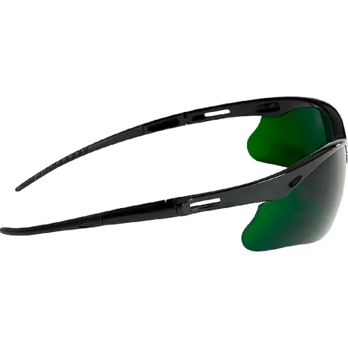Jackson Safety SG Safety Glasses Features Anti-Scratch, UV Protection, Shade 5 IR, Black Frame - Pkg Qty 12 - Image 2