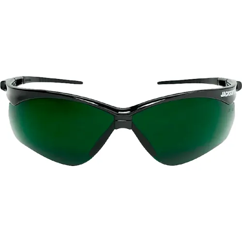 Jackson Safety SG Safety Glasses Features Anti-Scratch, UV Protection, Shade 5 IR, Black Frame - Pkg Qty 12 - Image 4