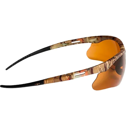 Jackson Safety SG Safety Glasses with Anti-Scratch I/O Bronze Lens with Camo Frame - Pkg Qty 12 - Image 4
