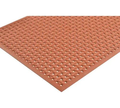 NoTrax® T18 Superflow™ Anti Fatigue Drainage Mat 5/8" Thick 3' x 5' Red