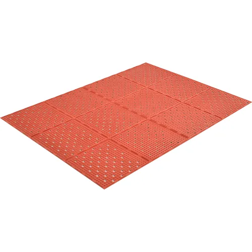 NoTrax® T23 Multi-Mat II™ Drainage Mat 3/8" Thick 3' x 8' Red - Image 5