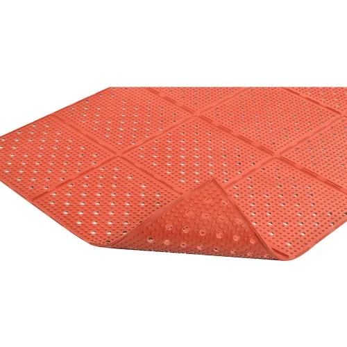 NoTrax® T23 Multi-Mat II™ Drainage Mat 3/8" Thick 3' x 8' Red - Image 2