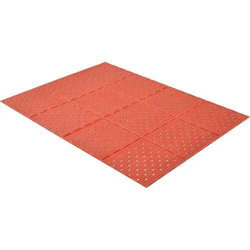 NoTrax® T23 Multi-Mat II™ Drainage Mat 3/8" Thick 3' x 8' Red - Image 4