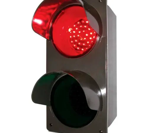 108983 LED Traffic Controller Signal, Vertical, Red/Green, Wall Mount, 120V