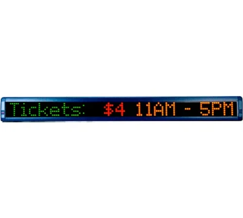 Alpha™ 220C Indoor LED Message Sign, Tri-Color
