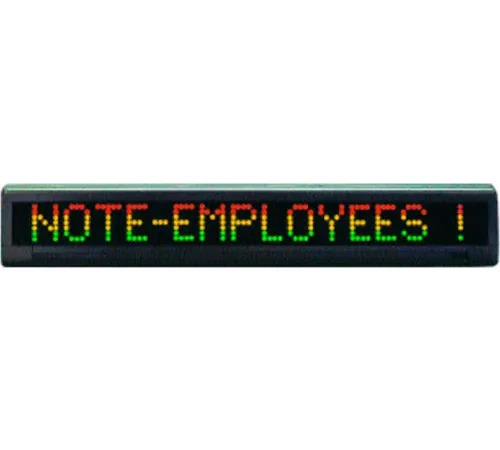 Alpha™ 215C Indoor LED Message Sign, Tri-Color