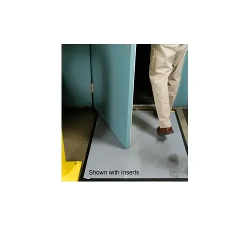 CleanShield® Stride Mat Mat Rubber Frame Only 36.5" x 46" Black