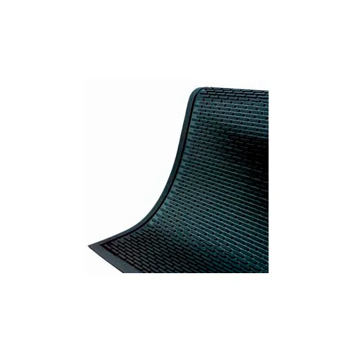 SuperScrape™ Slip-Resistant Mat 3/16" Thick 4' x 6' Black