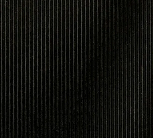 M Matting Corrugated Switchboard Mat, 1/4" Thick, 4' x 75', Black