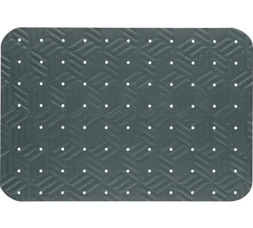 M Matting Wet Step® Drainable Mat, 2' x 3', Gray - 789020023