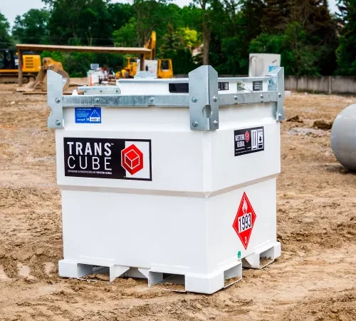 Western Global 251 Gallon TransCube Diesel Transportable Fuel Storage Tank, 12V / 15GPM Pump Kit