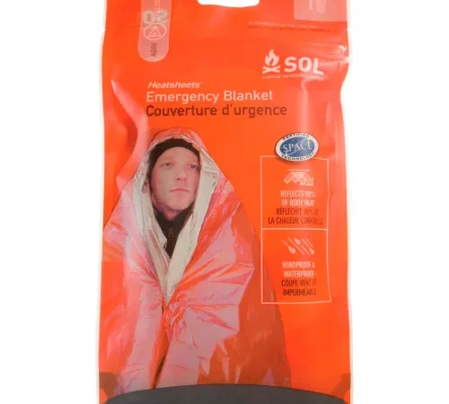 Survive Outdoors Longer® Emergency Blanket, 56" x 84" - Pkg Qty 12