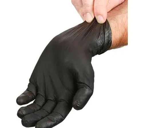 Industrial Grade Nitrile Gloves, Powder-Free, Black, X-Large, 100/Box, GNPR-XL-1-K