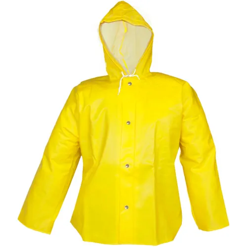 Tingley® J31107 Webdri® Storm Fly Front Hooded Jacket, Yellow, Large