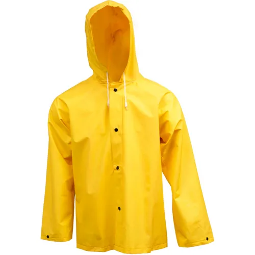Tingley® J53107 .35mm Industrial Work Hooded Jacket, Yellow, Large