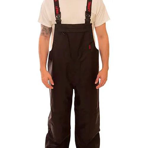 Icon™ Premium Overall, Black, Polyurethane On 300 Denier Woven Polyester, MD