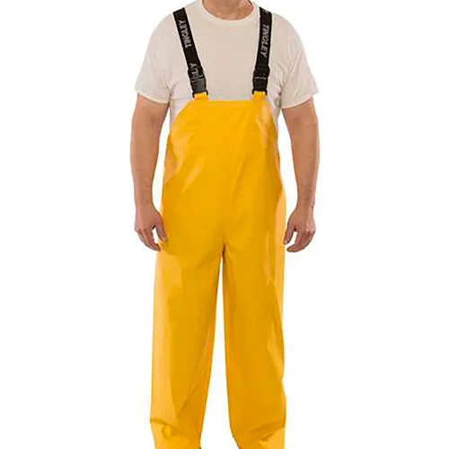Weather-Tuff® Overall, Yellow, .40MM PVC On Polyester, XL