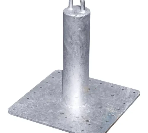 Tie Down Engineering 18" Commercial Roof Anchor, Galvanized Steel, 310 lbs. Capacity