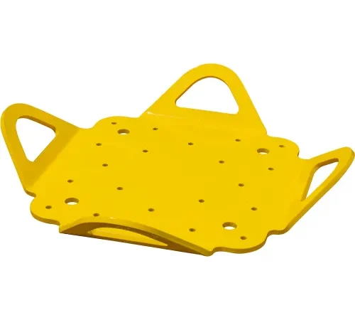 Tie Down Engineering 4-Way Anchor, Yellow, Steel, 130-420 lbs. Weight Capacity, 20"W x 20"D x 20"H
