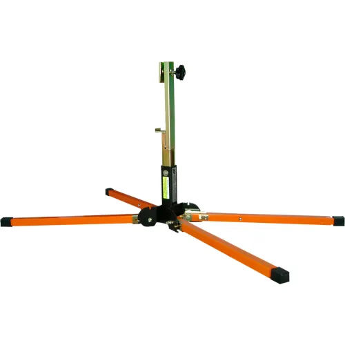 VizCon 22000 Series TrafFix Sign Stand with Step-N-Drop Legs & Universal Sign Holder, Black/Orange
