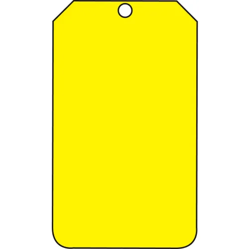Accuform TSS102PTP Caution This Scaffold Does Not Meet..Tag, RP-Plastic, 25/Pack - Image 2