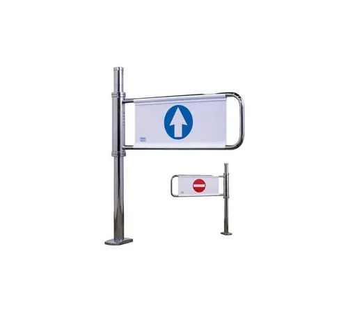 Self Closing Swing Gate w/ Right Handed Entrance - Mirror Chrome