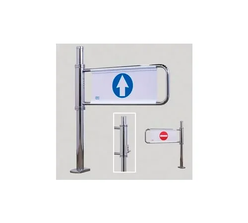 Manual Locking Swing Gate w/ Right Handed Entrance - Mirror Chrome