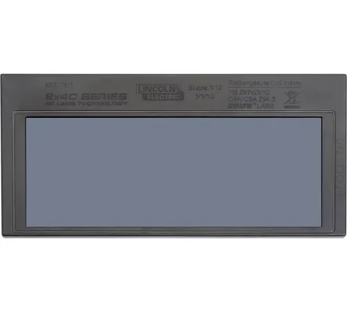 Lincoln Electric® Viking™ 2x4C® Auto Darkening Lens, Fixed Shade 10, Gray