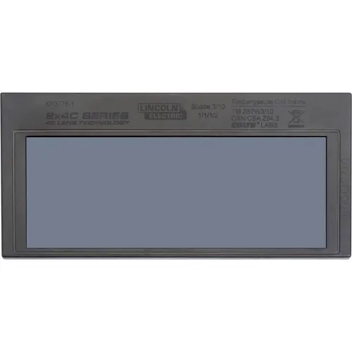 Lincoln Electric® Viking™ 2x4C® Auto Darkening Lens, Fixed Shade 10, Gray