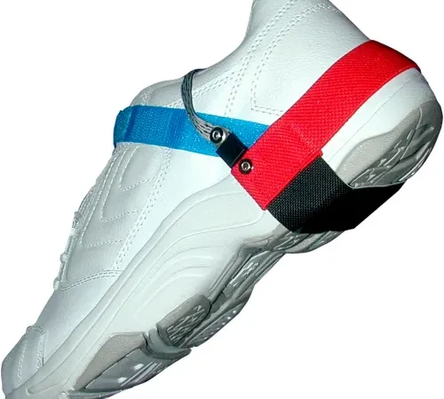 Transforming Tech Heel Grounder, 35mm, Red, Self-Adhesive Straps1 Meg