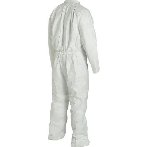 DuPont™ Tyvek® 400, Coverall,Serged Seams, Open Wrist & Ankles, White, 4X, 25/Qty - Image 2