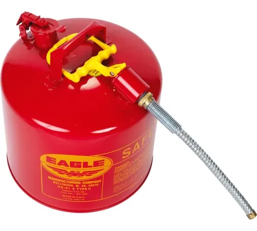 Eagle Type II Safety Can with 7/8" Spout - 5 Gallons - Red